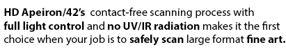Contex HD Apeiron/42 Superior technology captures maps,drawings, posters and fine art